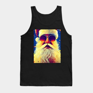 Santa Claus in sunglasses. Tank Top